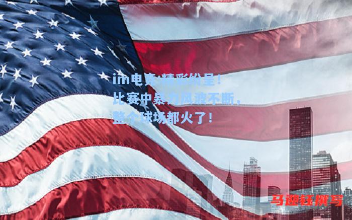 精彩纷呈！比赛中暴力风波不断，整个球场都火了！